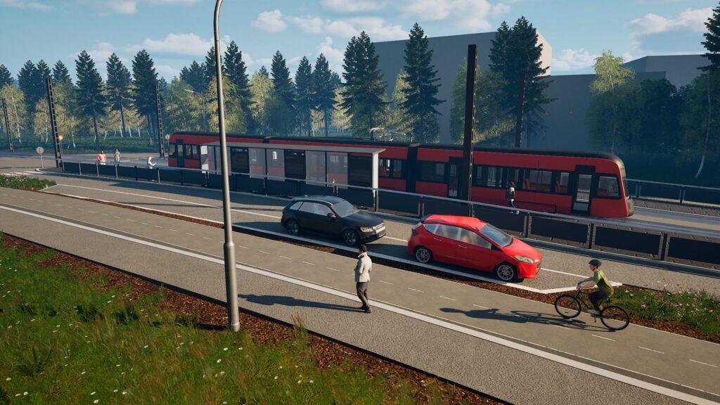 Havainnekuva Niihaman pysäkiltä.