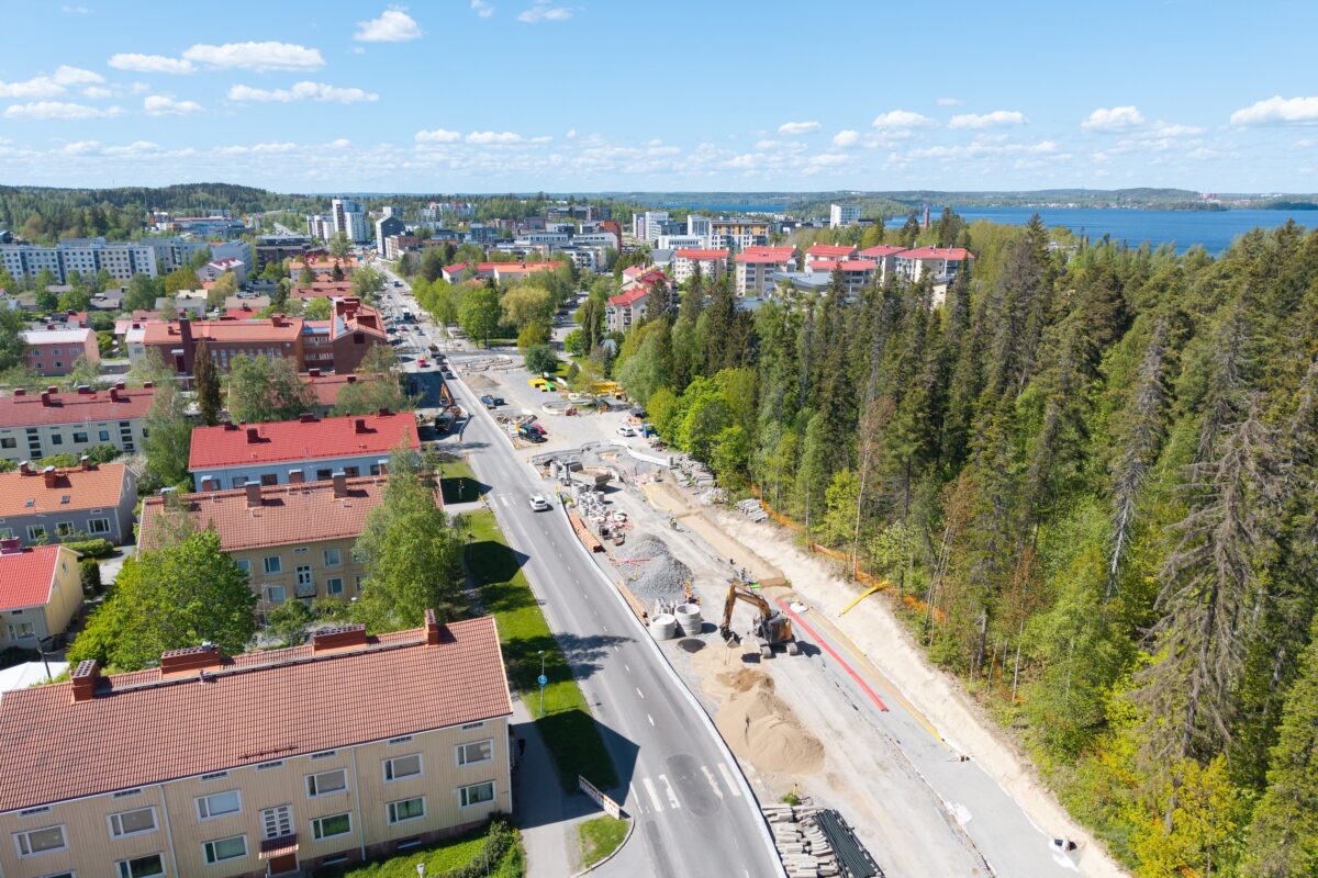 Ilmakuva Nuolialantiestä.